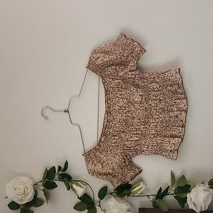 Floral crop top